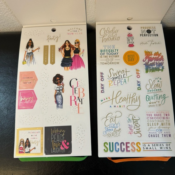 The Happy Planner Seasonal Sticker Pack - Green and Red set of 2 - Picture 5 of 8